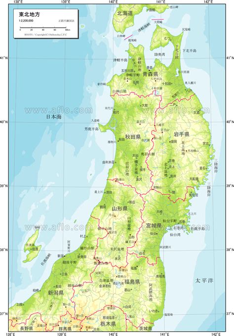 東北位置|東北地方 地理・地勢・地図 